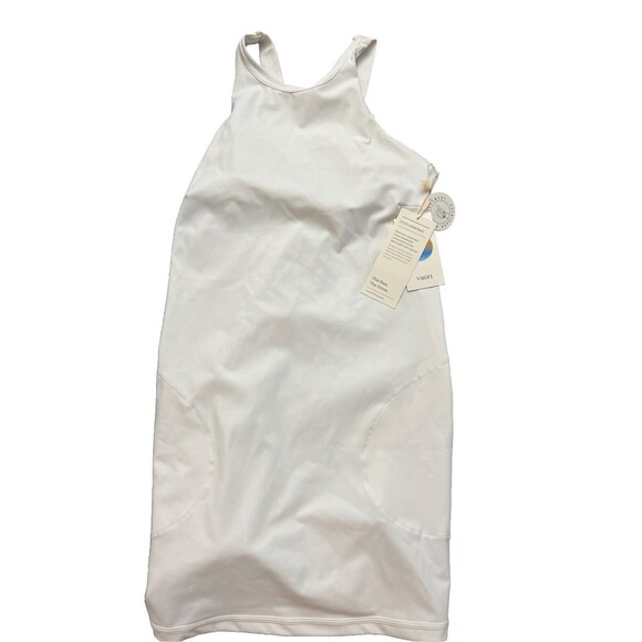 Vuori Volley Dress Sleeveless A-Line Activewear Tennis White Size XS New $108 - Picture 1 of 4
